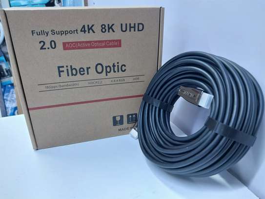 50M / 164 Ft Fiber Optic 4K@60hz HDMI 2.0 Active Optical Cab image 3