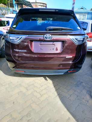 Toyota harrier maroon 2016 image 8