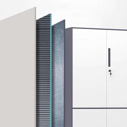 Storage Cabinets: Steel Modern Office Storage 2-Door Cabinet image 4