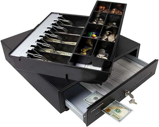 Pos Cash Drawer With 5 Slots image 1