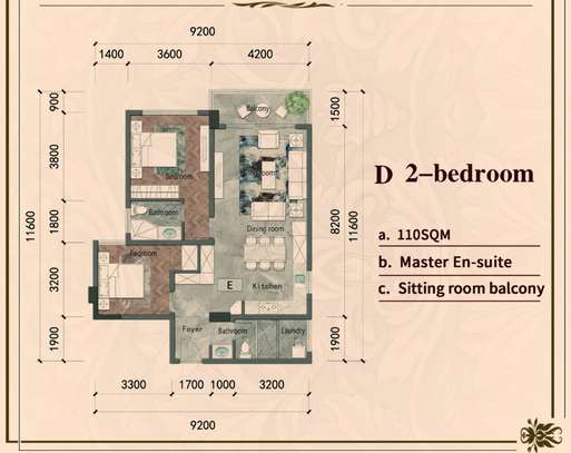 2 Bed Apartment with En Suite at Riara Lavington image 13