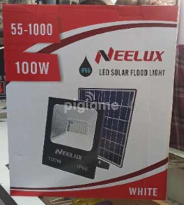 Neelux 100 Watts Solar Flood Light With Remote control. image 2