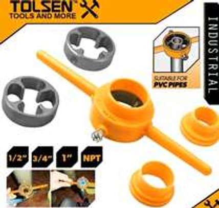 Tolsen PVC pipe threading set image 1