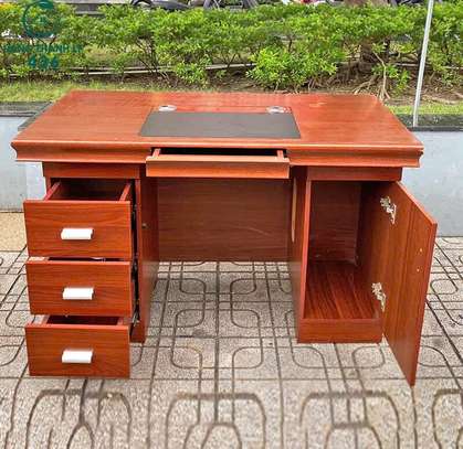 140cm Leather Cladding Director's Table image 2
