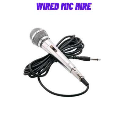 wired mic hire image 1