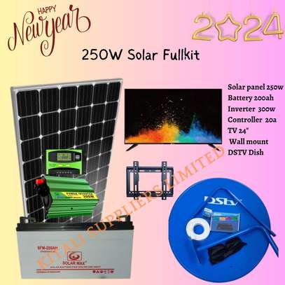 solar fullkit 250w with dstv dish image 3