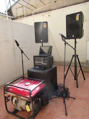 Pa system and generator image 1