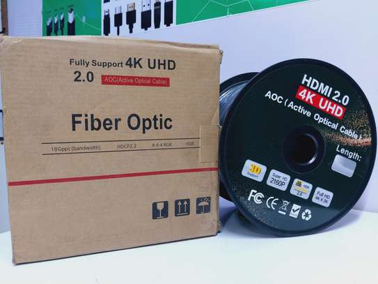 Cable UHD HDMI Active Optical (AOC), M/M, 100 meters image 1