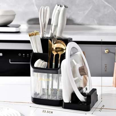 Kitchen multifunction cutlery storage image 2
