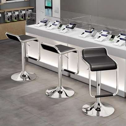 Multi-Levelled Swivel Office Leather Stool image 4