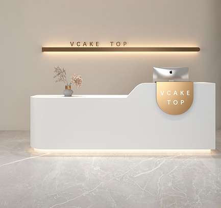 OFFICE DESK: Nice Reception Office Desk image 1