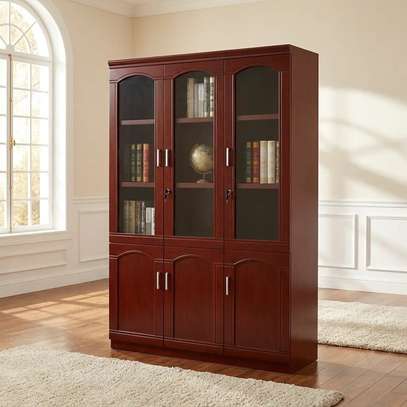 3-Door Wooden Office Cabinet image 13