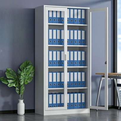 Full Glass Office Cabinet image 3