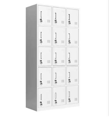15 Locker Staff Office Cabinet image 2