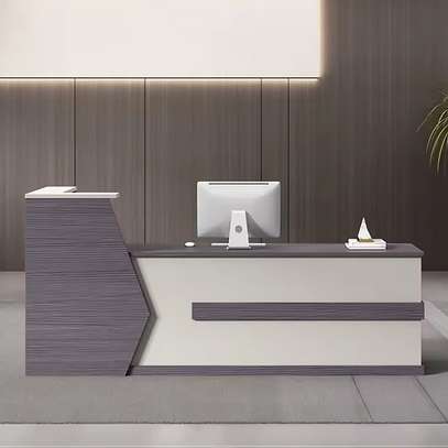 Reception Tables : Modern Office Reception Desk 2400mm image 3