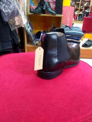 Reggie Black Leather Chelsea Boots Sizes 42-46 image 4