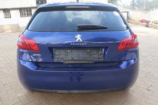 Peugot 308 Allure Blue Sunroof, 2018, 40,000 Kms image 4