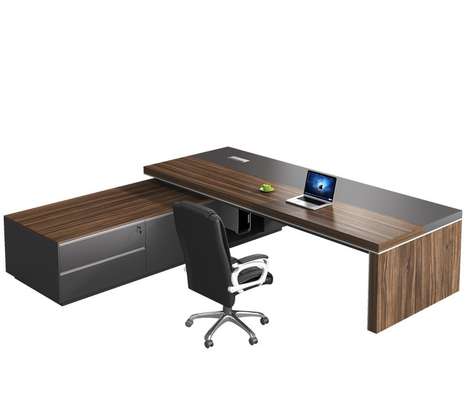 Office Desk: L Shaped Brown Office Desk In Itumbe image 6