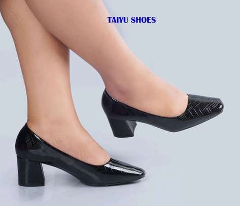 Ladies chunky heels image 2