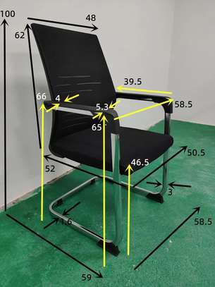 Conference Chair; Mid-Back Mesh Conference Chair image 13