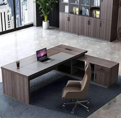 Modern 160cm L-Shaped Executive Office Desk image 5