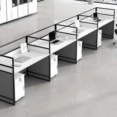 Office Desk :Six Way  Office Workstation image 2