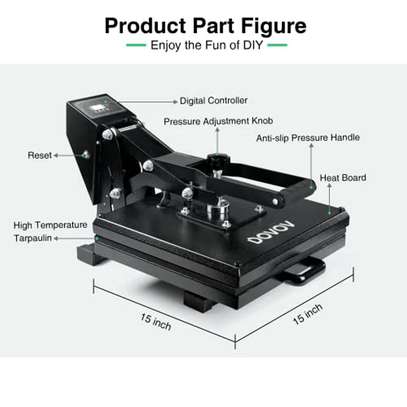 Sublimation Heat Press Machine for T shirt 15x15 image 1