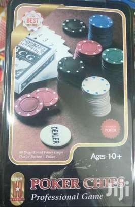 Poker Chips*In a Metal Box image 2