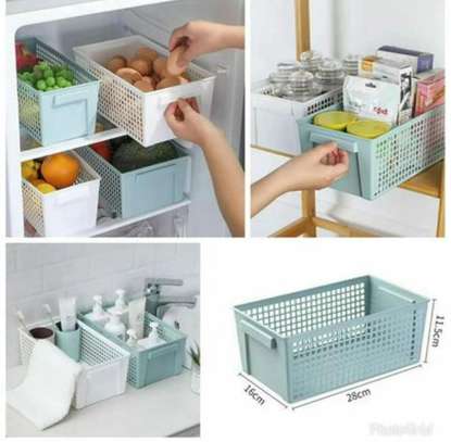 Multipurpose Kitchen Bathroom Storage Basket Organizer image 9