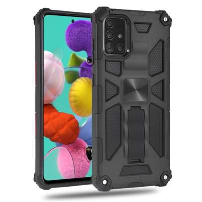 Armor Shockproof TPU + PC Magnetic & Stand Case for Samsung A51 A71 image 1