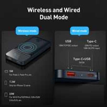 BASEUS POWERBANK 10000MAH WIRELESS CHARGER PD20WFAST CHARGER image 5