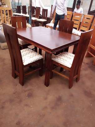 4 Seater Mahogany Dining Table Sets image 1