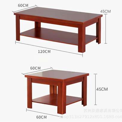 Coffee Table: Rectangle Mahogany Coffee Table image 3