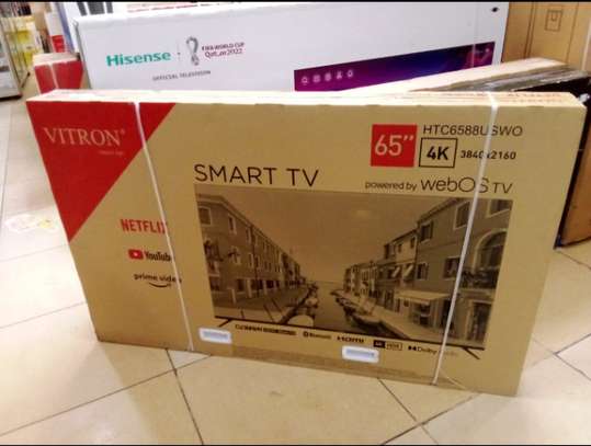 Vitron 65inch Smart Tv Android 4k UHD Powered by WebOS image 1