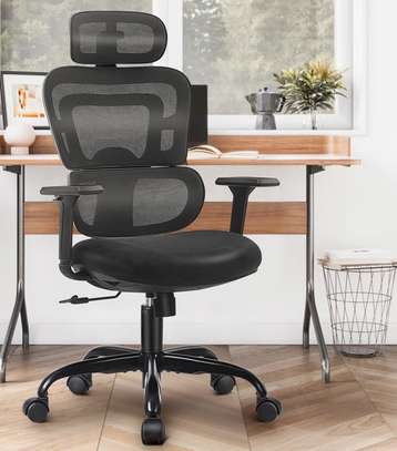 Office Chair: Classic Lumbar Support Office Seat image 1