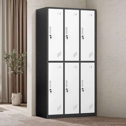Steel Office Locker with Six Lockable Doors image 5