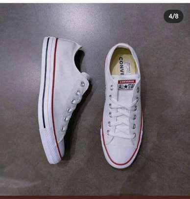 White designer converse All star shoes image 1
