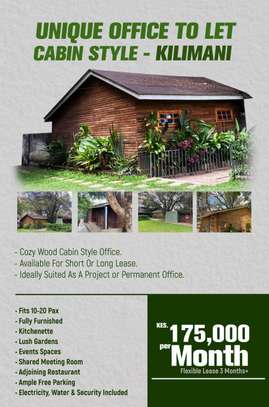 Cabin-Style Furnished Office to Let – Kilimani image 2