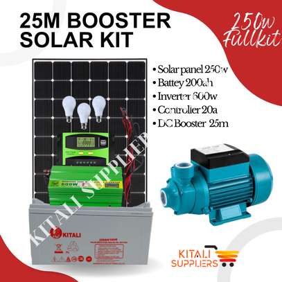 Solar Fullkit 250watts With Booster Pump image 3