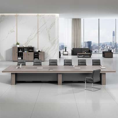 Office Table :3 Meter Executive Brown Office Table image 6