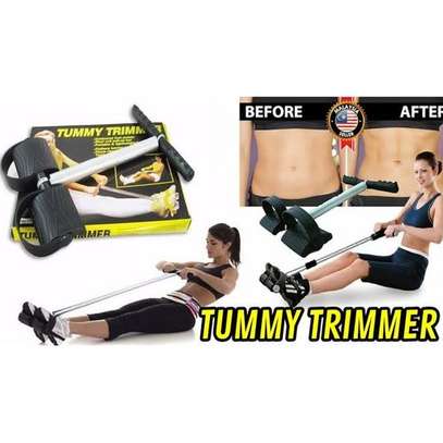 Different exercises with tummy trimmer top