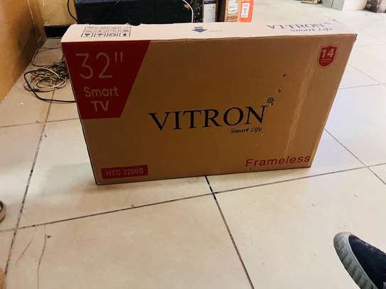 VITRON 32 INCHES SMART ANDROID FRAMELESS TV image 1