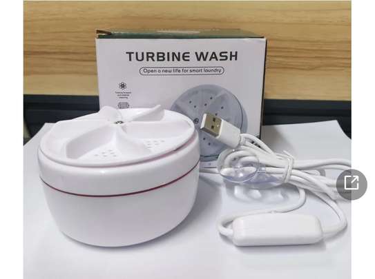 Turbine multi-purpose ultrasonic mini washing gadget image 1