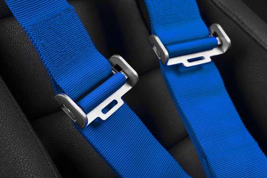 Universal 4 Point Buckle Racing EPMAN Seat Belt Harness blue image 2