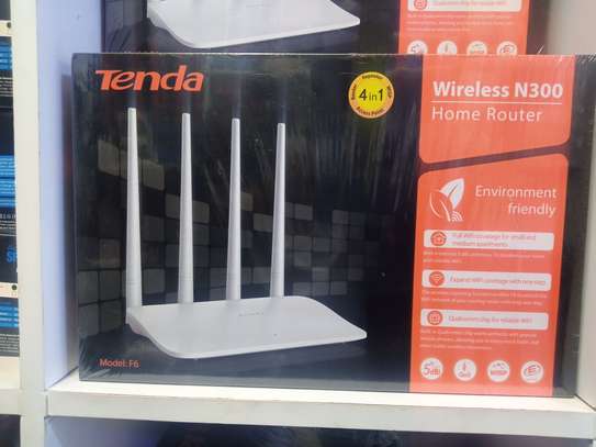 tenda F6 Router Wireless Wifi 300Mpbs Easy Setup Router image 1