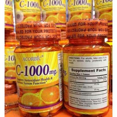 Acorbic Vitamin C-1000mg for Skin Whitening & Immune System Function - 30 Tablets image 1