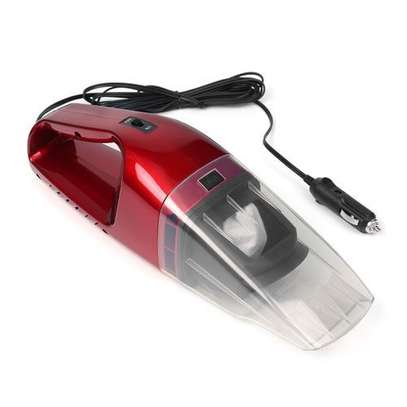 100W 12V Portable Car Vacuum Cleaner Super Suction Handheld Vaccum Cleaner With 5m Power Cord Red-Red (Rose) image 2