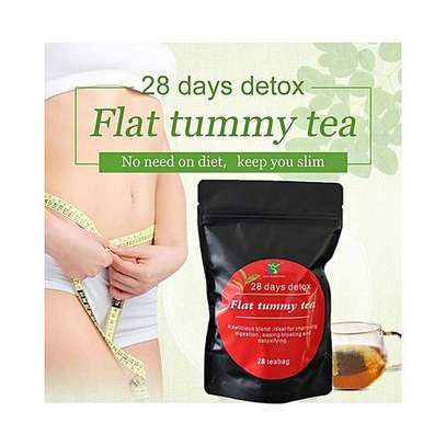 Flat Tummy Tea Tummy Slimming Tea-28days Detox With Moringa And Oolong. image 1