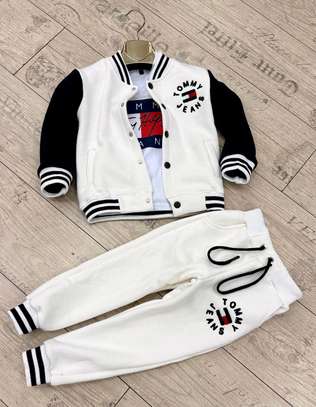 Baby Clothes Pink Tommy Hilfiger Toddler Tracksuit Peach