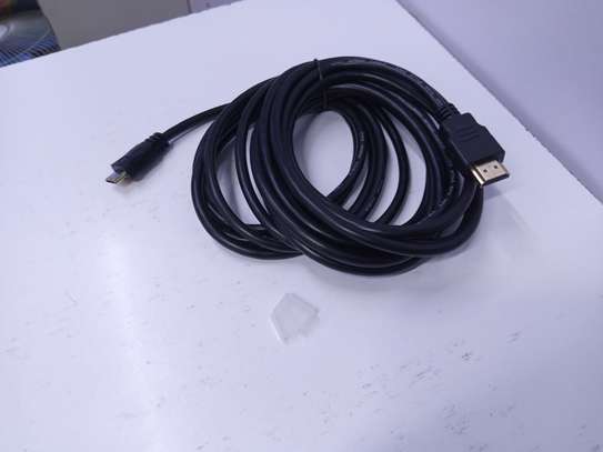 5 Meter Mini HDMI to HDMI Cable 4k Ultra HD image 1